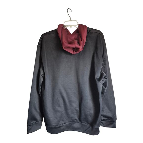 Dawg State Mississippi Champion Hoodie XL Black Maroon Kangaroo Pocket Sports - Picture 4 of 9